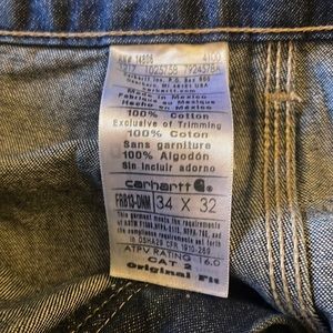 Carhartt Fire Resistant Dungarees